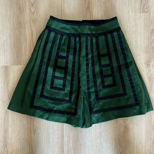 Maeve for Anthropologie Wool Geometric Skirt (size 2)